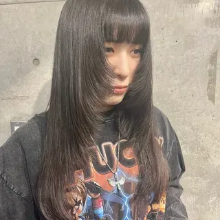 ロング カラー 藤澤 夏実/インナーカラーのヘアスタイル