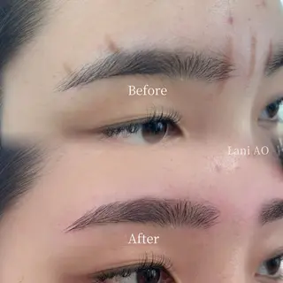 アイブロウ Lani AO所属・Lani AO/ MAYUのマツエク・マツパデザイン