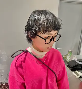 ショート パーマ piilo. かわい  なつみのヘアスタイル