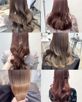 ロング カラー 🎀taro ブリーチなしカラーのヘアスタイル