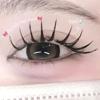 マツエク・マツパ FaB 千葉店所属・🩶束感エクステ& 上下パーマRAN🪽のマツエク・マツパデザイン