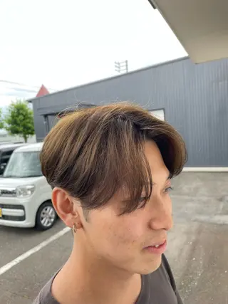 カラー メンズ ババ タケルのヘアスタイル