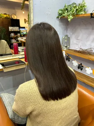 セミロング 古澤 咲来のヘアスタイル