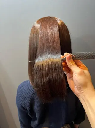 ミディアム *くせ毛に特化* 【yun】のヘアスタイル