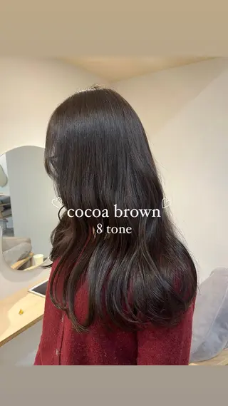 カラー 山口 愛結のヘアスタイル