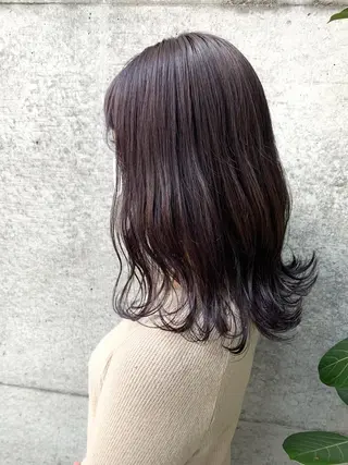 ミディアム カラー kimika🥑 メンズ/髪質改善のヘアスタイル