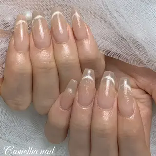 ネイル Camellia デザイン長さだしのネイルデザイン