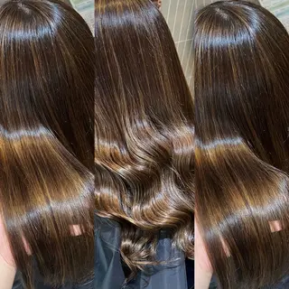 ロング カラー ラフィスヘアードープ所属・👑髪質改善wカラー /ハイトーン/アユカのヘアスタイル