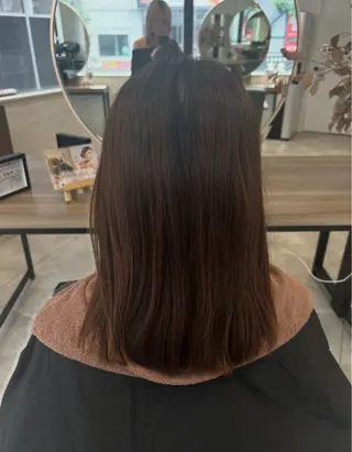 セミロング カラー 柔らかカラー🫧/ 艶髪✨/ririkaのヘアスタイル