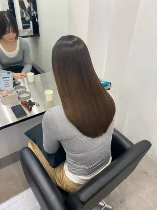 ロング 艶髪/縮毛矯正/ Core mikuaのヘアスタイル