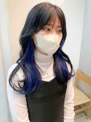 ロング カラー ヘアアレンジ yuka .のヘアスタイル