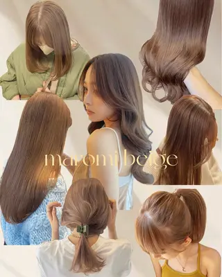 ロング 小顔レイヤーカット /似合わせヘアまなみのヘアスタイル