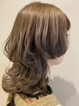 ミディアム カラー 🌹艶髪カラー🌹 津田晴加【西荻窪】のヘアスタイル