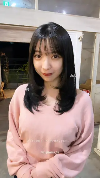 セミロング カラー ヘアアレンジ メンズ 心斎橋美容室 Junのヘアスタイル