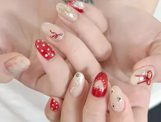 ネイル By moonネイル 🌷ワンホン/韓国風のネイルデザイン