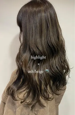 ロング カラー DEPT 宗像あかりのヘアスタイル