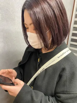 ショート BE HERE NOW N°04野々市三納店所属・イタヤ マイカのヘアスタイル