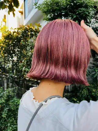 ミディアム カラー stylist田口 祐歩のヘアスタイル