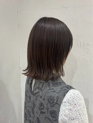 ミディアム 横浜/カット/ パーマ/shuのヘアスタイル
