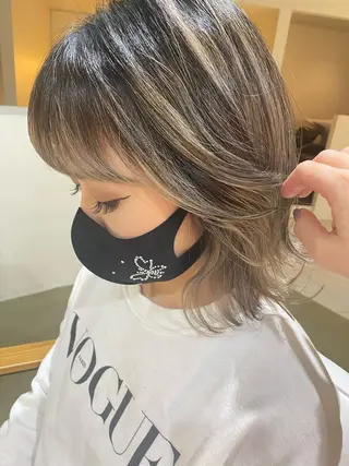 ミディアム I nagiのヘアスタイル