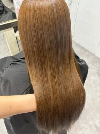 ロング カラー ハイトーン/ダブル カラー/akihoのヘアスタイル