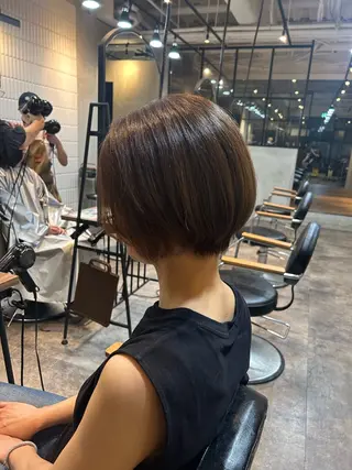 ショート カラー 木下 美優のヘアスタイル