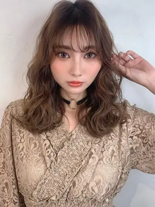 ミディアム 韓×中くびれヘア💋 髪質改善宇塚元哉💓のヘアスタイル