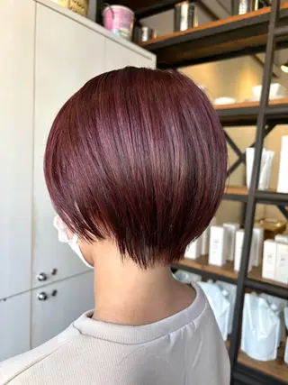 ショート カラー たかしま あさひのヘアスタイル
