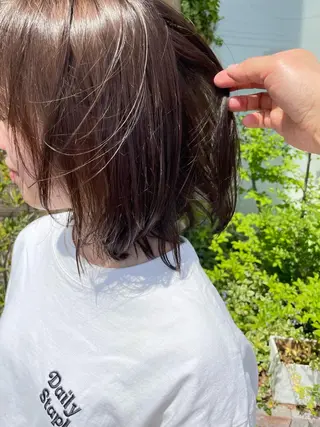 ミディアム カラー 鶴岡で縮毛矯正なら お任せ！ハヤシナオミのヘアスタイル