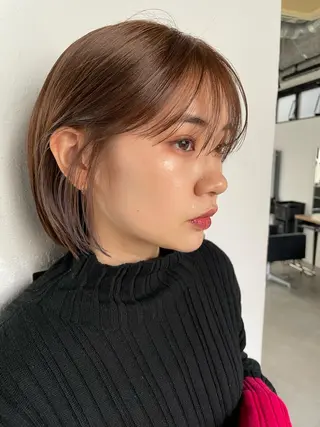 ミディアム Rico / bob/グレージュのヘアスタイル