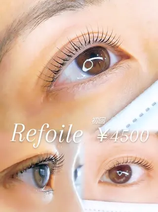 マツエク・マツパ Refoile所属・11/4open👏 Refoile🎉のマツエク・マツパデザイン