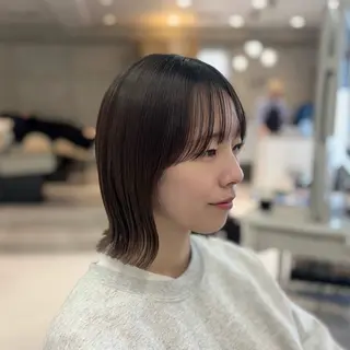 ショート 岩﨑真奈【LEV.】 ボブスタイルのヘアスタイル