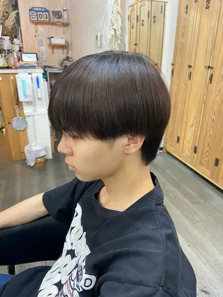 メンズ 【縮毛矯正&カラー】 RAN.のヘアスタイル