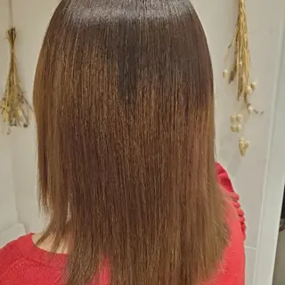 ミディアム 韓国レイヤー/髪質 改善カラー/れんのヘアスタイル