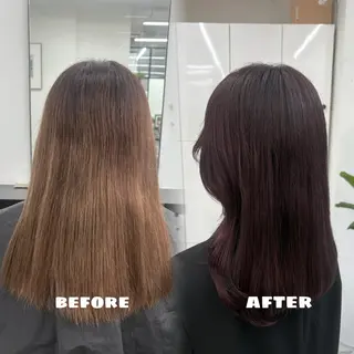 ミディアム カラー 🌟ゆりあ🌟 JILLSTUDIOのヘアスタイル