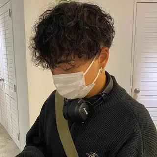 ショート パーマ メンズ 髪質改善 イオリのヘアスタイル