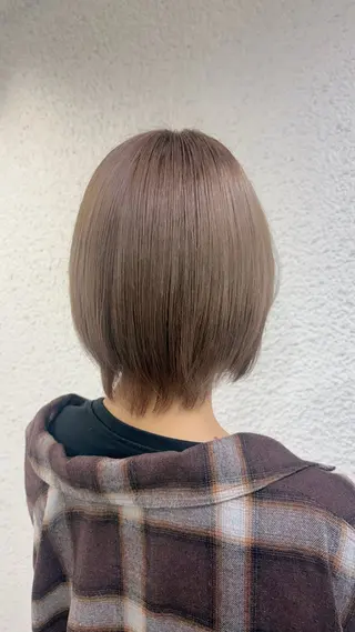 ショート カラー 髪質改善/縮毛矯正 💜COCORO💜のヘアスタイル