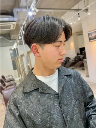 メンズ パーマ特化/フェザー パーマシャドウ/真生のヘアスタイル