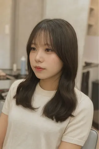 ミディアム ✨韓国ヘア✨ レイヤー✂️鎌倉楓麻のヘアスタイル