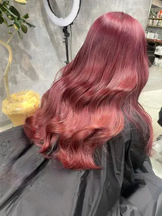 セミロング カラー 宮城 ほのかのヘアスタイル