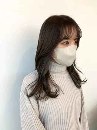 ロング カラー ainico.所属・明治神宮前 NANAMIのヘアスタイル