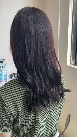 ロング カラー ayaka🌹 艶カラー&小顔カットのヘアスタイル