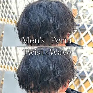 メンズ 白髪ぼかし/白髪 メッシュ/ゆうとのヘアスタイル