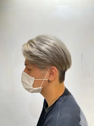 カラー メンズ 🌈モテるベージュ カラー💕成島 宙のヘアスタイル