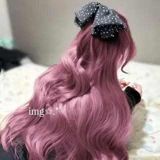 カラー akari🎀🤍 ガーリーstyleのヘアスタイル