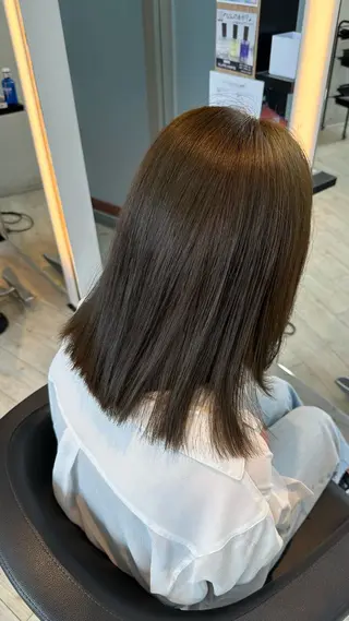 セミロング カラー Yamato/ 韓国ヘア/栄のヘアスタイル