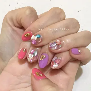 ネイル Soeur ネイリストのネイルデザイン