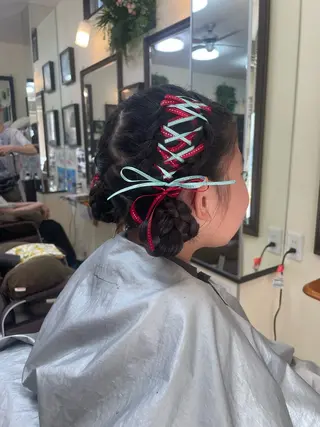 ヘアアレンジ キッズ 美髪クリエイター 三浦　葵のヘアスタイル