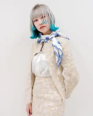 ミディアム カラー パーマ 髪質改善/ブリーチ 田代 龍我のヘアスタイル