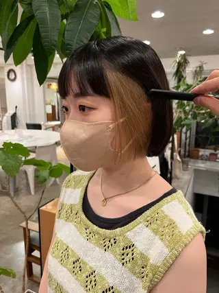 ショート カラー ベージュ/グレージュ 恵比寿/丸山陽平のヘアスタイル